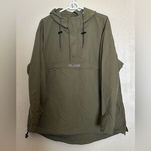 Converse x Kim Jones Men’s Half Zipper Hooded Jacket Military Green